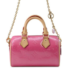 Louis Vuitton handbag Monogram Vernis Speedy shoulder bag LV Remix Collection